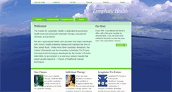 Desktop Screenshot of lymphatichealth.com